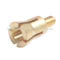 Chinese OEM CNC lathe machining copper casting spare parts for transformer
